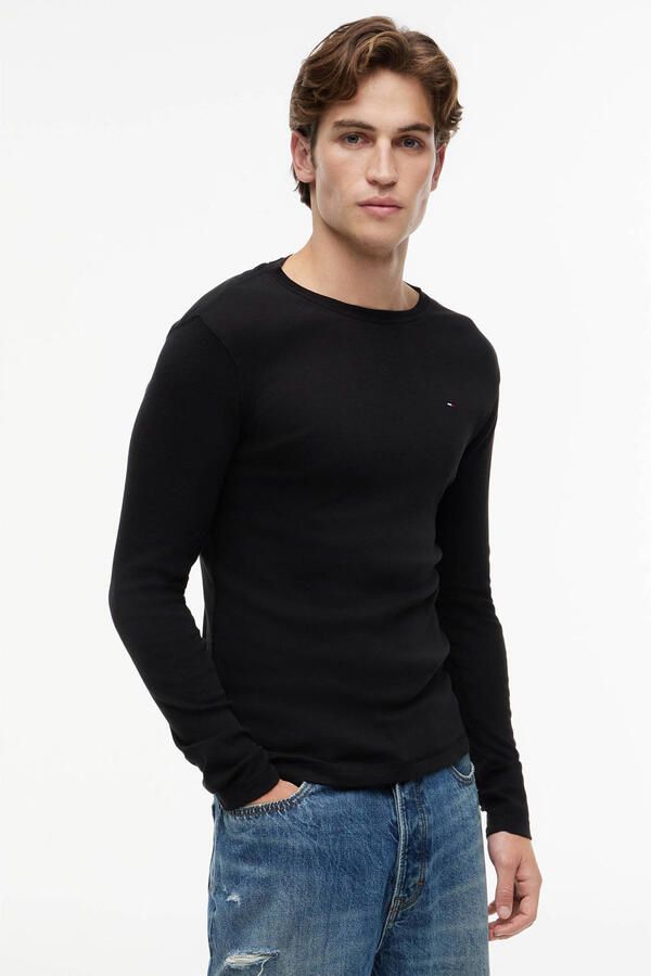 Tommy Hilfiger T-Shirt Lange Mouw ORIGINAL RIB LONGSLEEVE TEE DM0DM04409