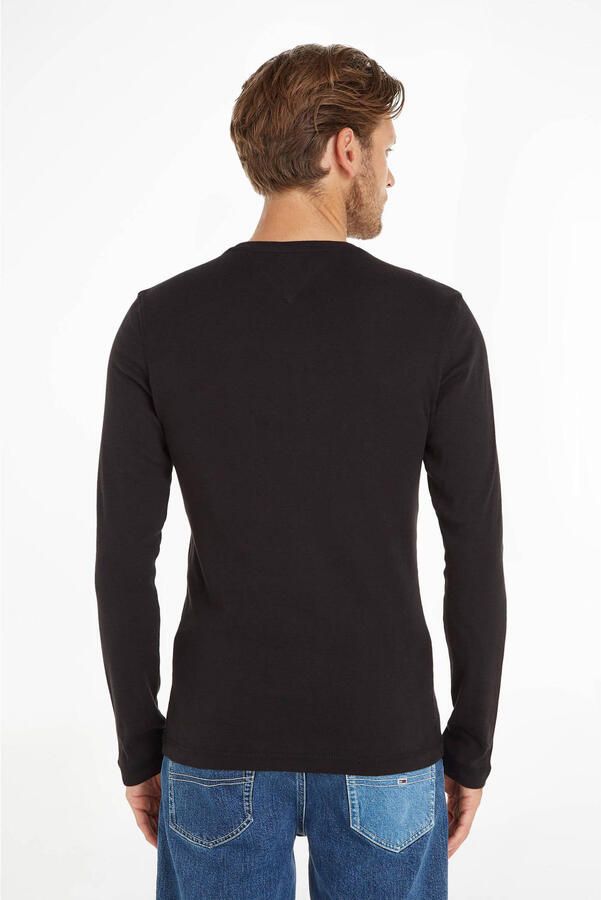 Tommy Hilfiger T-Shirt Lange Mouw ORIGINAL RIB LONGSLEEVE TEE DM0DM04409 - Foto 4
