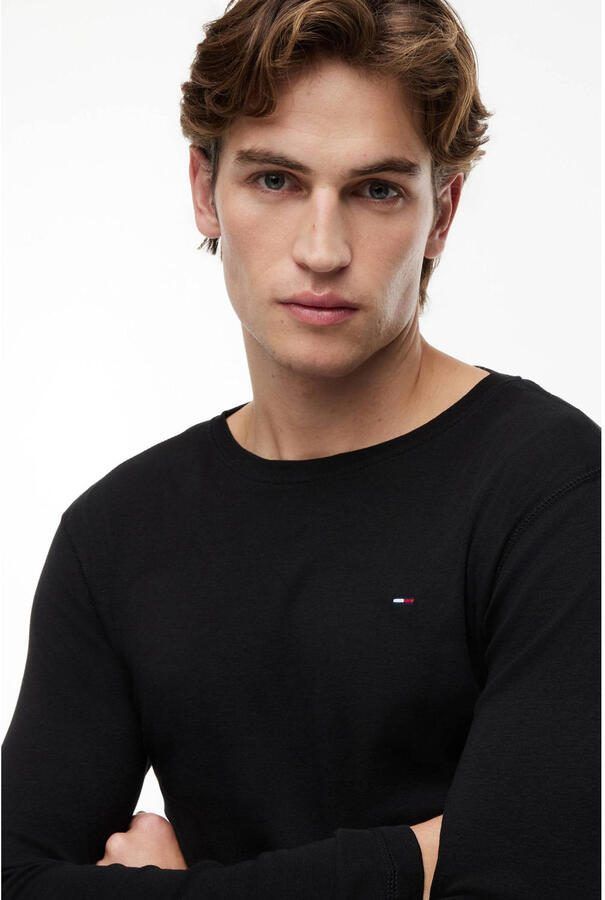 Tommy Hilfiger T-Shirt Lange Mouw ORIGINAL RIB LONGSLEEVE TEE DM0DM04409 - Foto 2