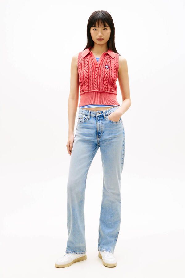 Tommy Jeans low waist bootcut jeans light blue denim - Foto 2