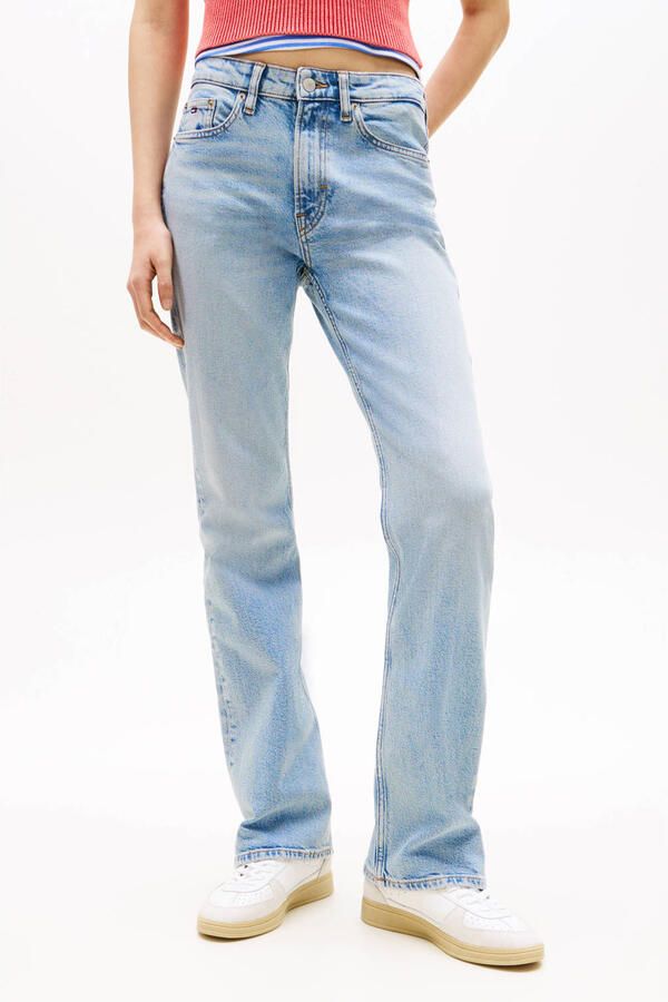 Tommy Jeans low waist bootcut jeans light blue denim