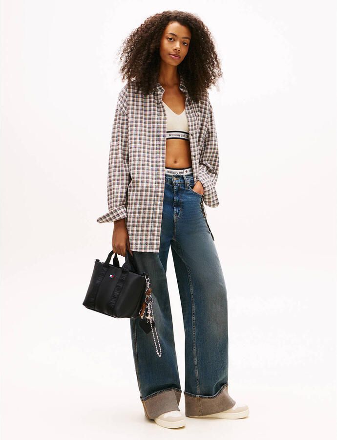 Tommy Jeans mini shopper TJW Daily Elevated zwart