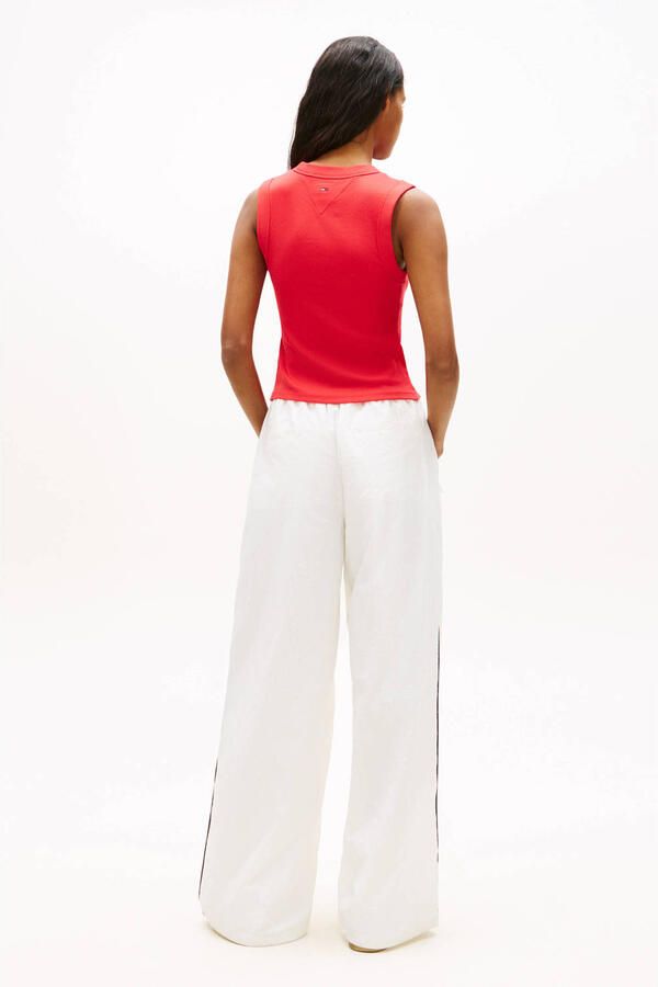 Tommy Jeans mouwloze top rood - Foto 2