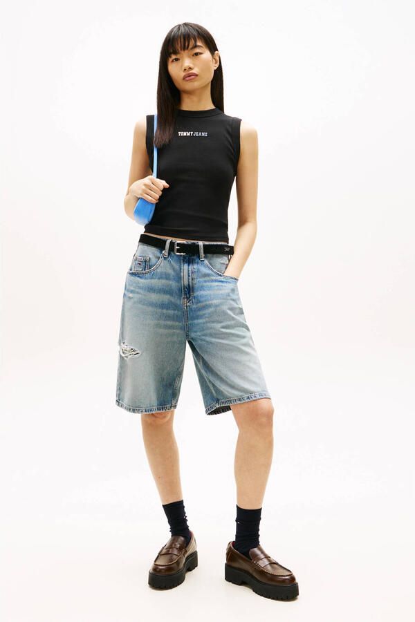 Tommy Jeans mouwloze top zwart - Foto 3