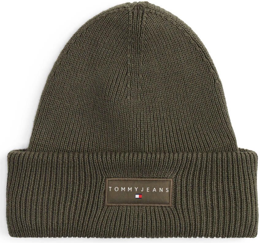 Tommy Jeans muts TJM Linear kaki