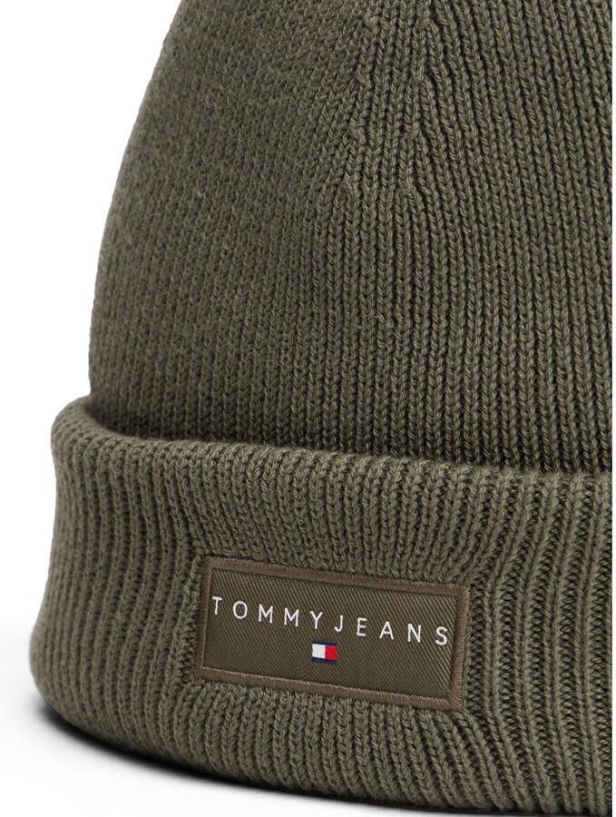 Tommy Jeans muts TJM Linear kaki - Foto 2