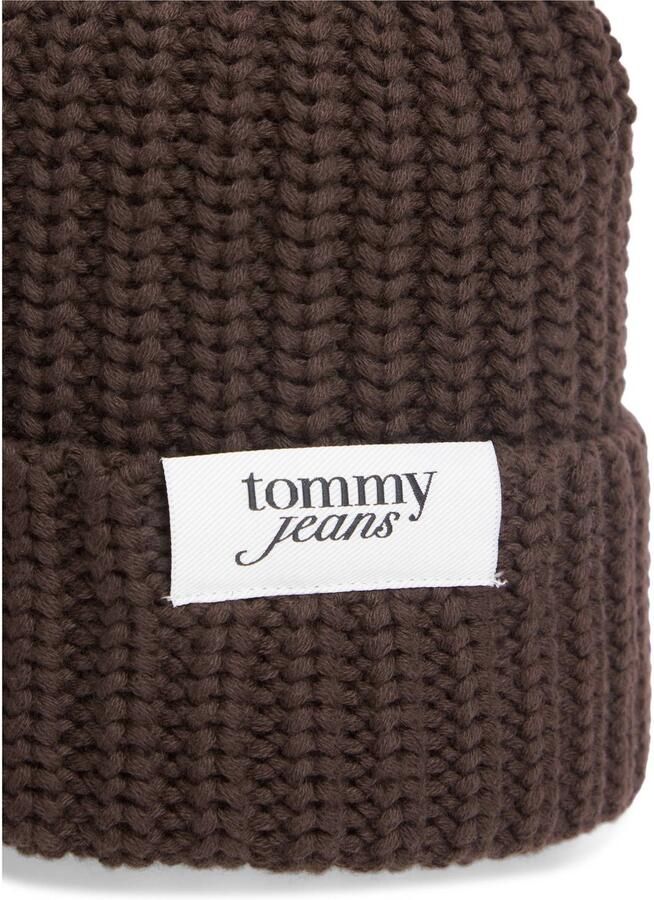 Tommy Jeans muts TJW Script donkerbruin - Foto 3