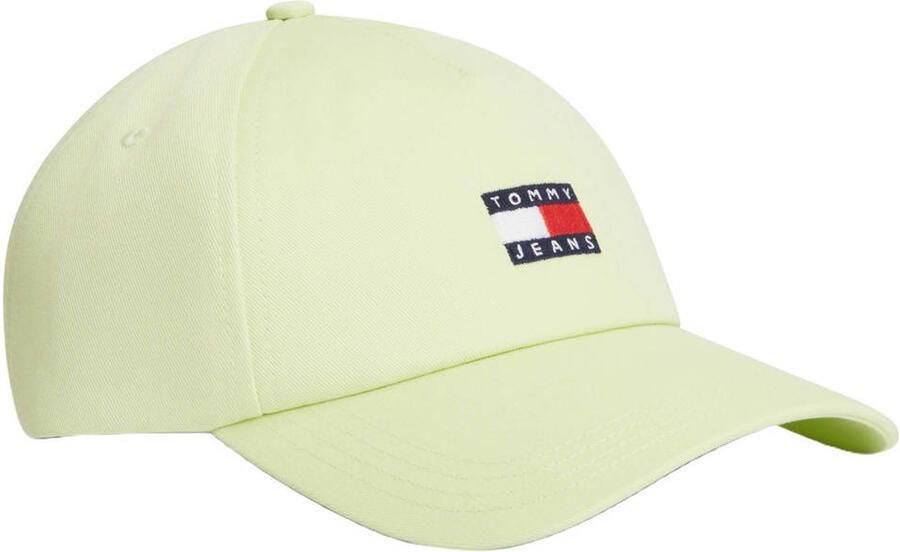 Tommy Jeans pet TJM Heritage limegroen