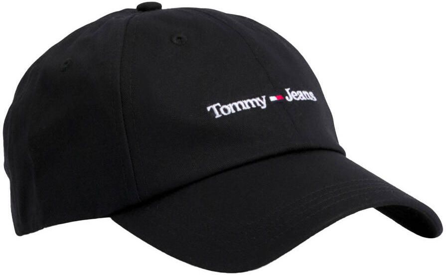 Tommy Jeans Biologisch Katoen Geborduurd Logo Pet Black - Foto 2