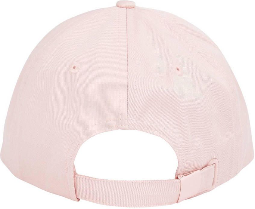 Tommy Jeans Pu katoen Heritage Plaque Cap Pink Dames - Foto 2