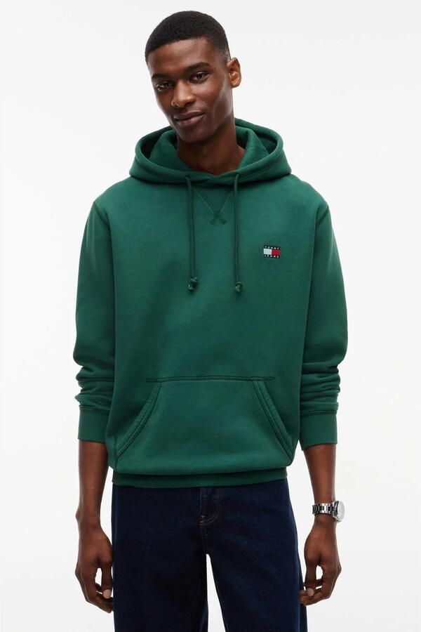 Tommy Jeans regular fit hoodie groen