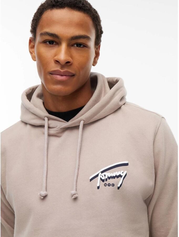 TOMMY JEANS Heren Truien & Vesten Tjm Reg Nyc Signature Hoodie Ext Zand - Foto 6