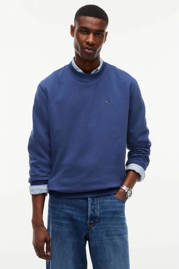Tommy Jeans Regular fit sweatshirt van katoenmix met logostitching - Foto 5
