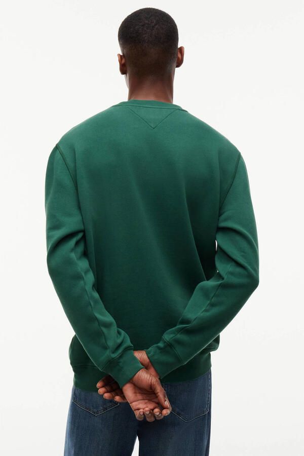 Tommy Jeans regular fit sweater velvet green - Foto 2