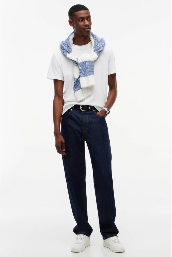 Tommy Jeans regular fit T-shirt met backprint wit - Foto 2