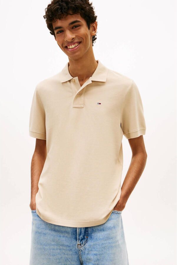 Tommy Jeans Regular Fit poloshirt van puur katoen