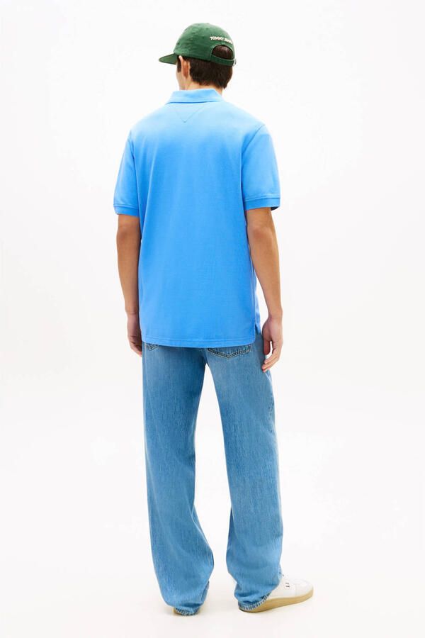 TOMMY JEANS Heren Polo's & T-shirts Tjm Reg Ess Polo Ext Lichtblauw - Foto 7