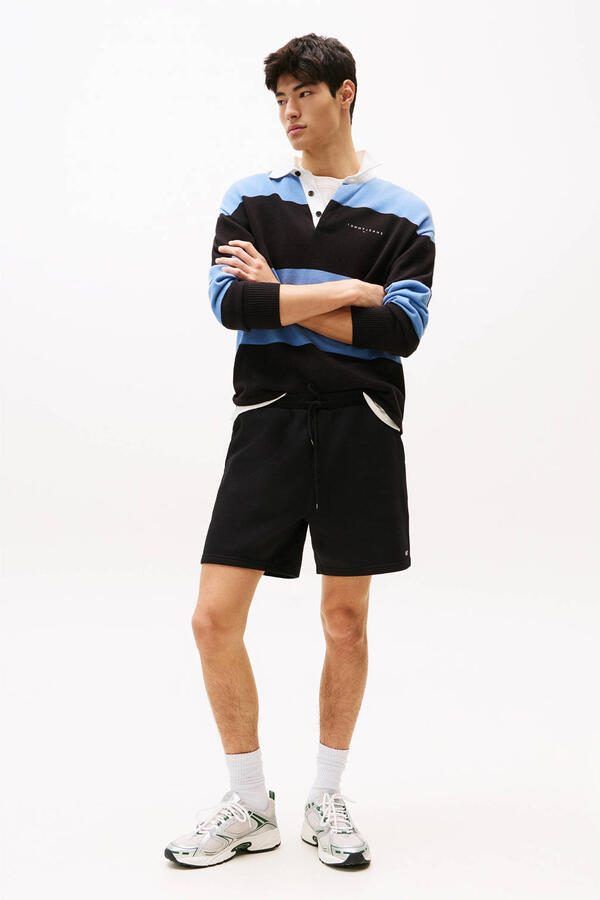 Tommy Jeans relaxed fit bermuda van katoenmix met tunnelkoord - Foto 3