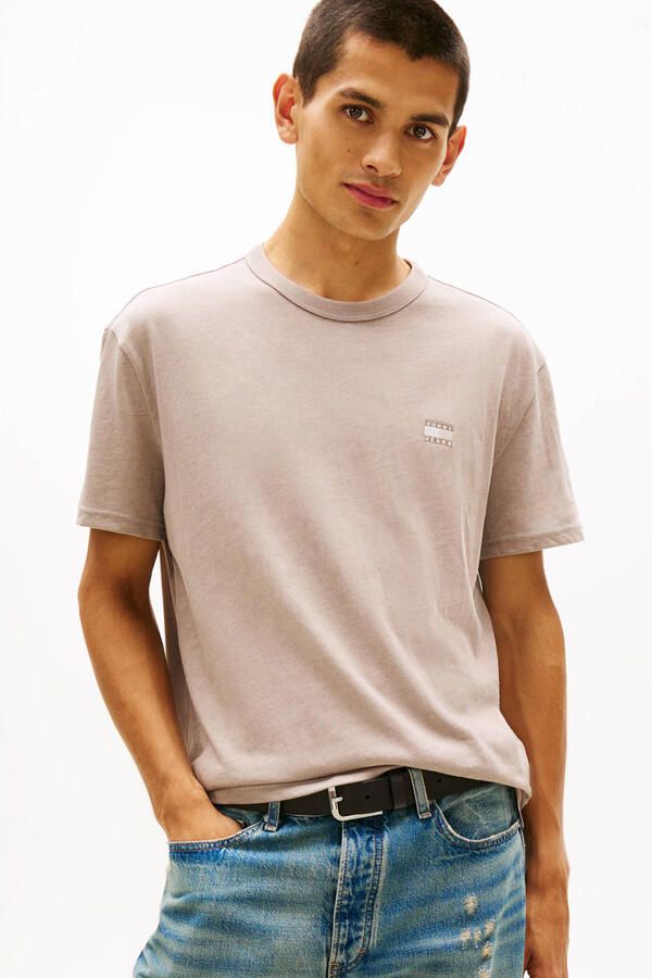 TOMMY JEANS Heren Polo's & T-shirts Tjm Reg Badge Tee Ext Zand - Foto 5