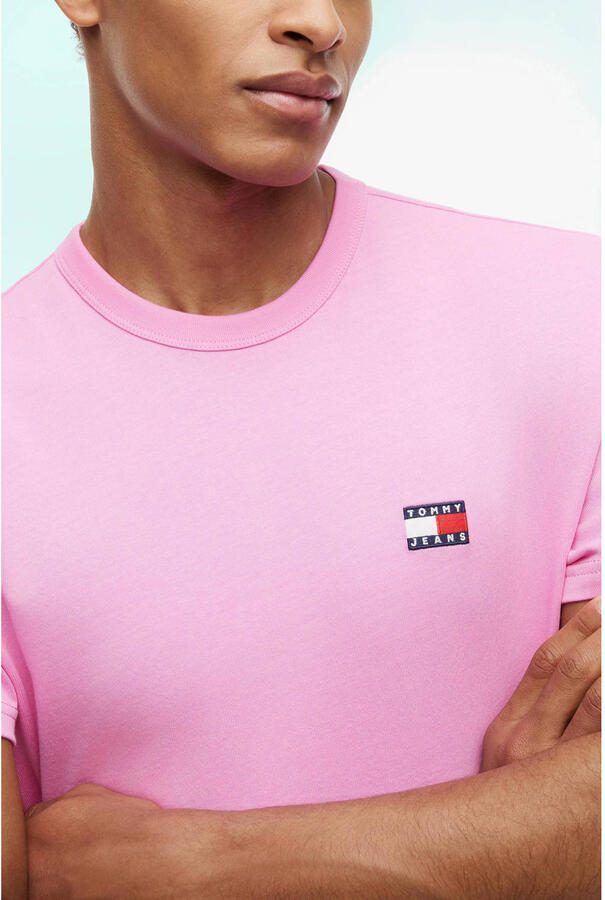 Tommy Jeans regular T-shirt roze - Foto 2