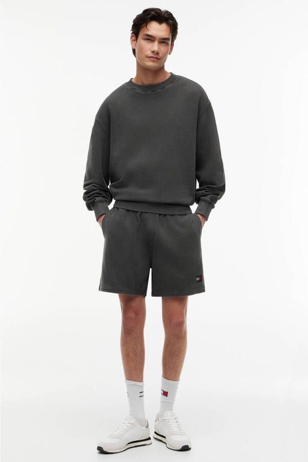 Tommy Jeans relaxed sweatshort antraciet - Foto 3