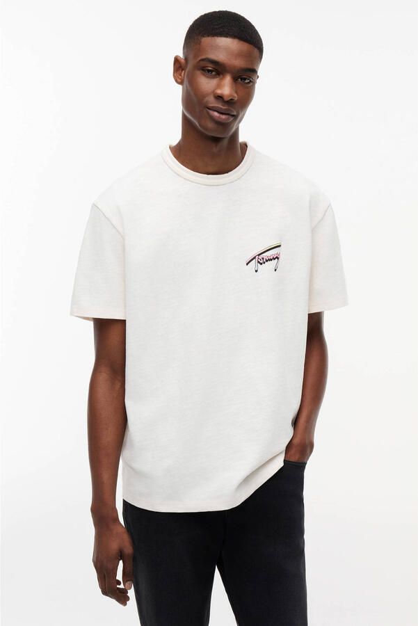 Tommy Jeans relaxed fit T-shirt van puur katoen