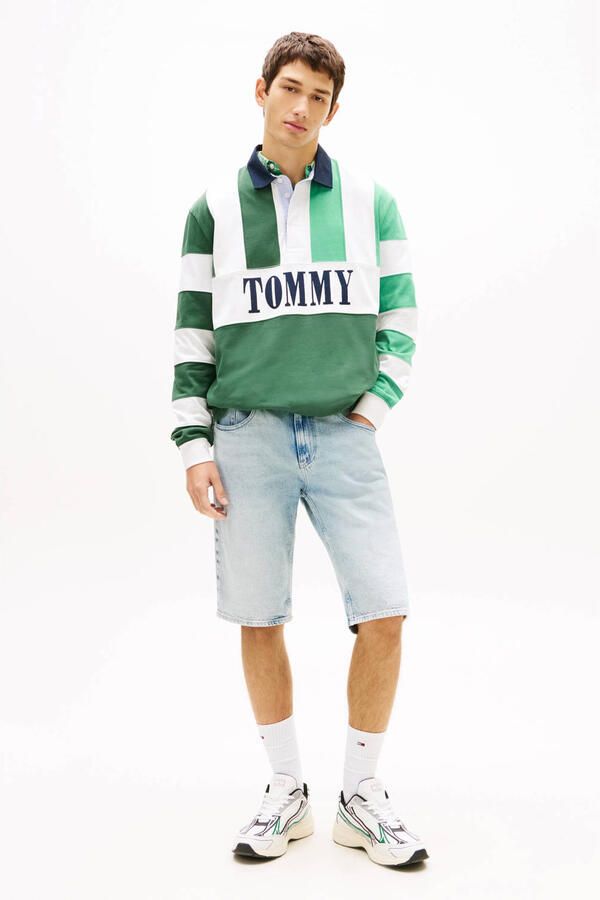 Tommy Jeans regular fit korte jeans van katoenmix model 'RONNIE' - Foto 6