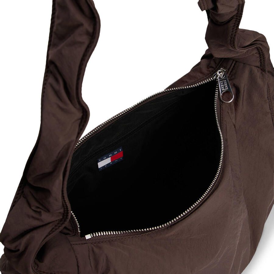 Tommy Jeans schoudertas TJW Casual donkerbruin - Foto 2