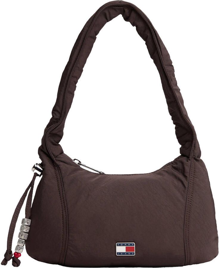 Tommy Jeans schoudertas TJW Casual donkerbruin