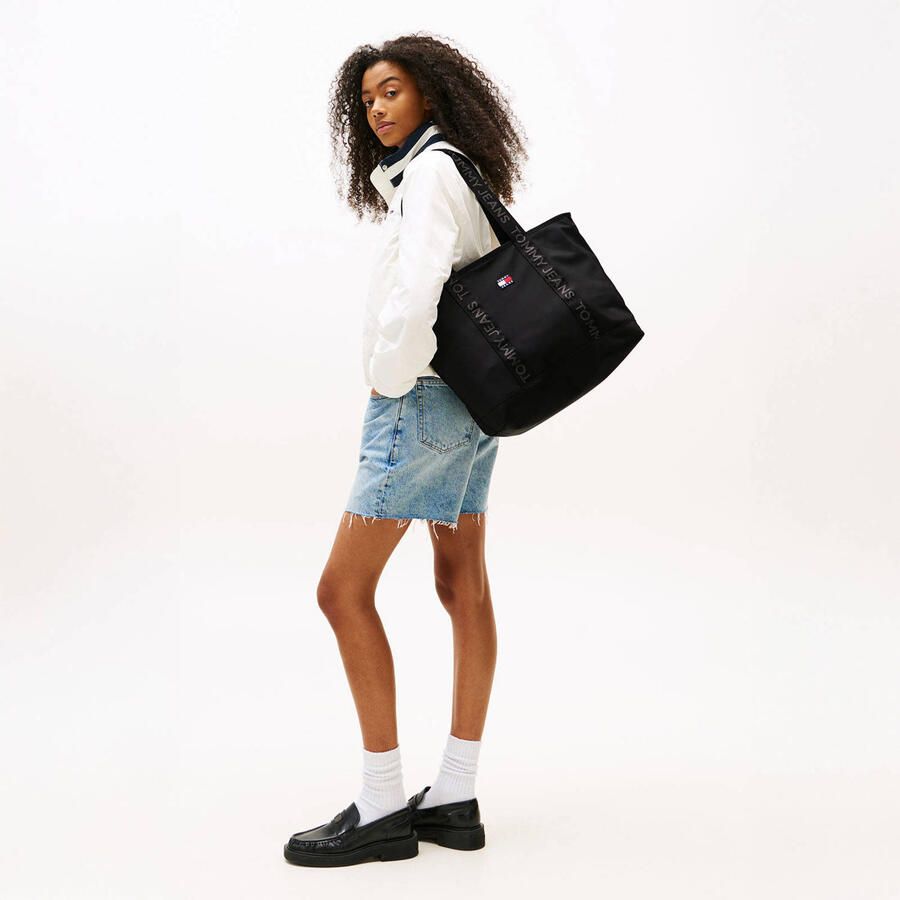 TOMMY JEANS Draagtas TJW DAILY TOTE dames schoudertas met logobedrukte draagriem - Foto 2