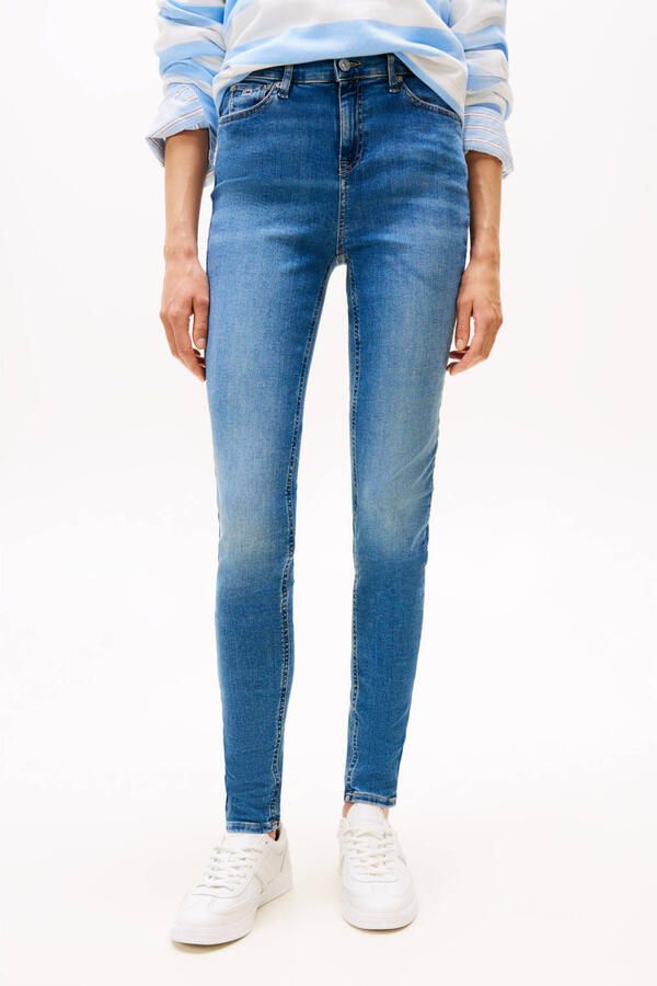 TOMMY JEANS Skinny fit Jeans SYLVIA HR SSKN CG4 met logo badge en label vlaggen - Foto 2