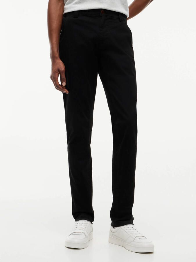 Tommy Jeans Chinese pants adjusted Dm0Dm09595Bds Zwart Heren - Foto 3
