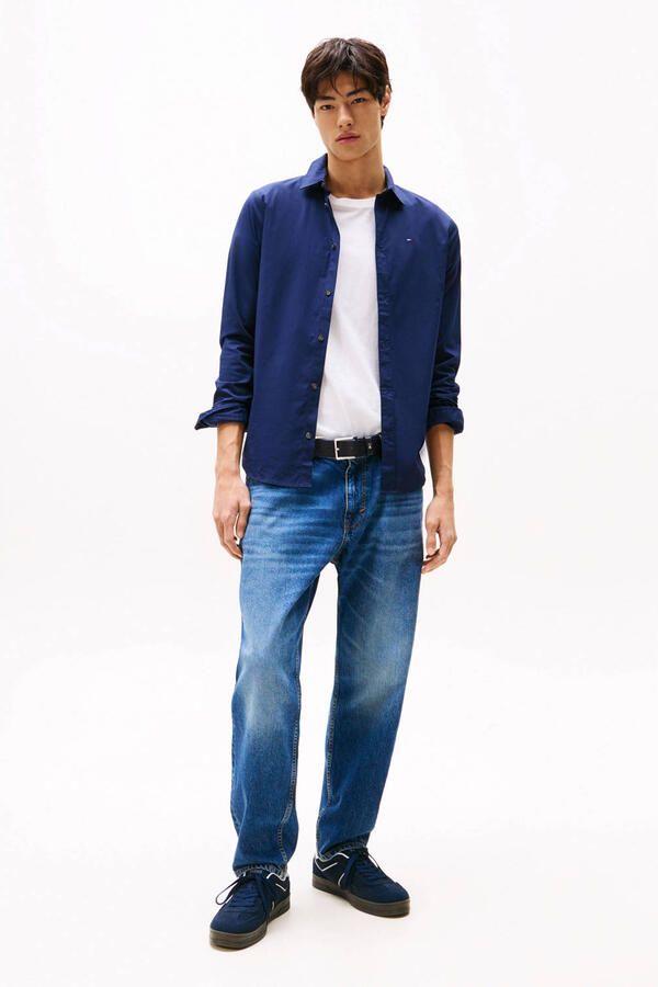 TOMMY JEANS Overhemd met lange mouwen Sabim Stretch Hemd Shirt Stretch shirt premium slim fit met elastaan - Foto 2