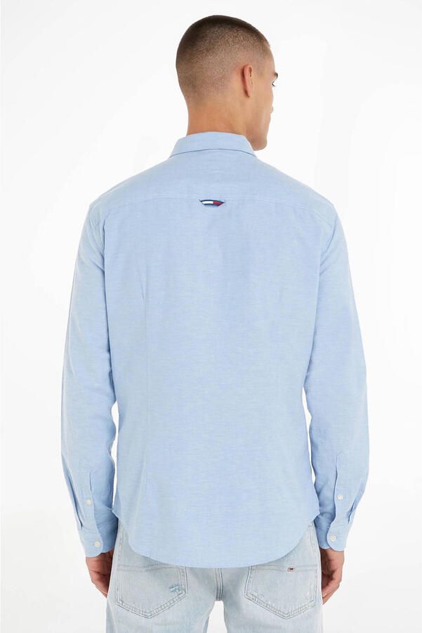 TOMMY JEANS Heren Overhemden Tjm Slim Stretch Oxford Shirt Lichtblauw - Foto 3