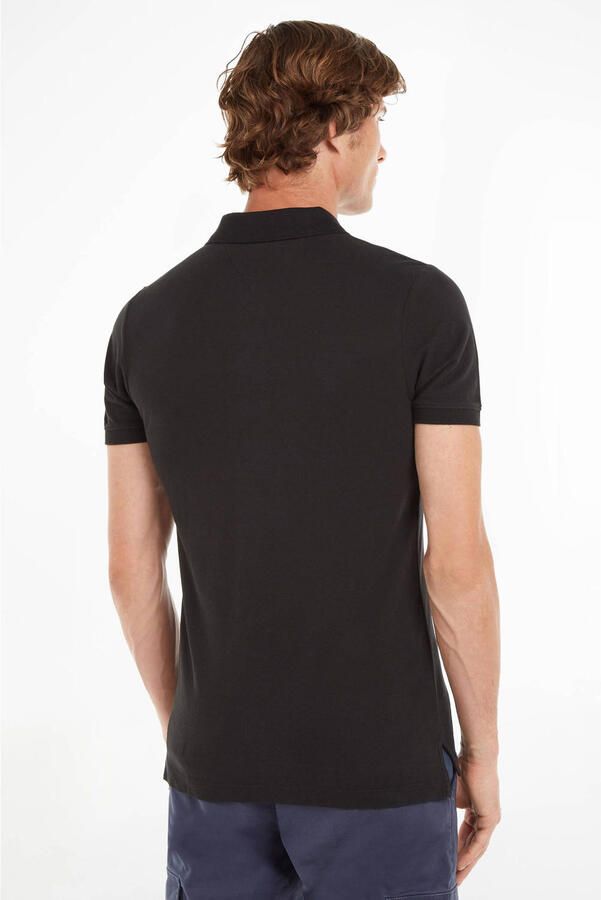 TOMMY JEANS Donsjack TJW BASIC HOODED JACKET met imitatiebont aan de capuchon & -merklabel