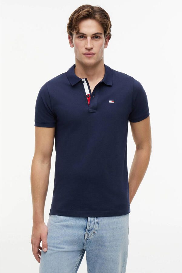 Tommy Hilfiger Polo Shirt Korte Mouw TJM SLIM PLACKET POLO DM0DM15370 - Foto 3