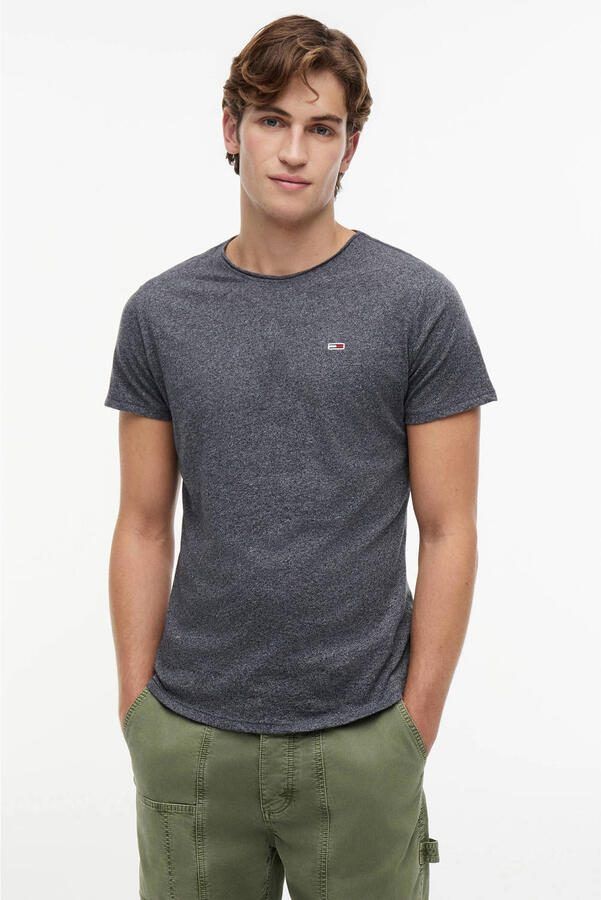 TOMMY JEANS T-shirt TJM SLIM JASPE C NECK Classics slim fit met merklabel - Foto 5