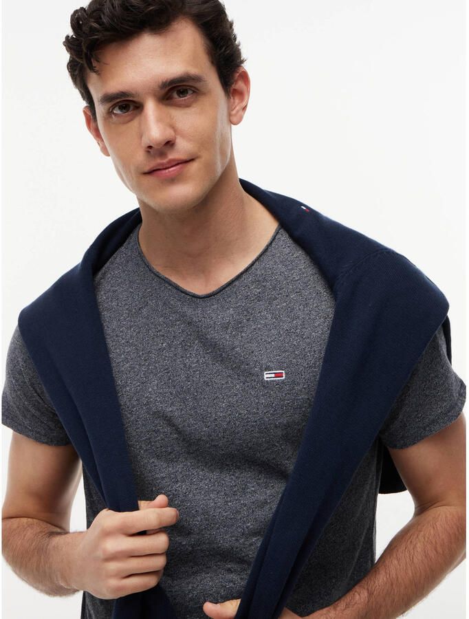 TOMMY JEANS T-shirt TJM SLIM JASPE C NECK Classics slim fit met merklabel - Foto 2