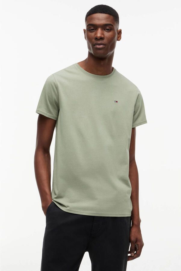 Tommy Jeans regular fit T-shirt van puur katoen