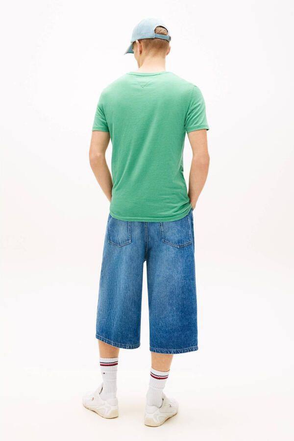 TOMMY JEANS Heren Polo's & T-shirts Tjm Xslim Jaspe Htr Tee Ext Groen - Foto 7