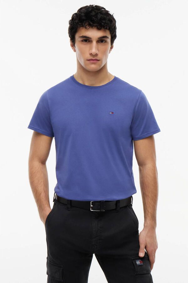 Tommy Jeans regular fit T-shirt van puur katoen