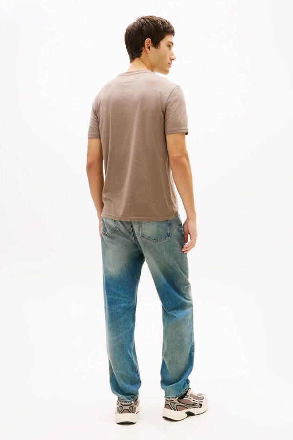 TOMMY JEANS Heren Polo's & T-shirts Tjm Xslim Jaspe Htr Tee Ext Taupe - Foto 7