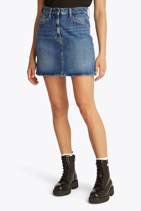 Tommy Jeans spijkerrok medium blue denim