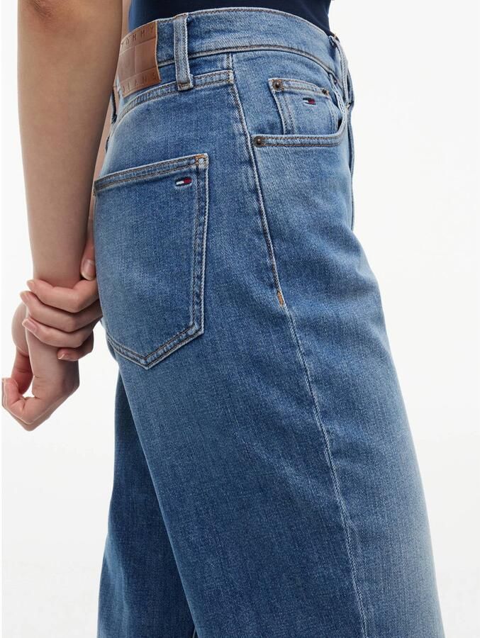 Tommy Jeans Straight fit jeans van katoenmix model 'LAYLA' - Foto 2