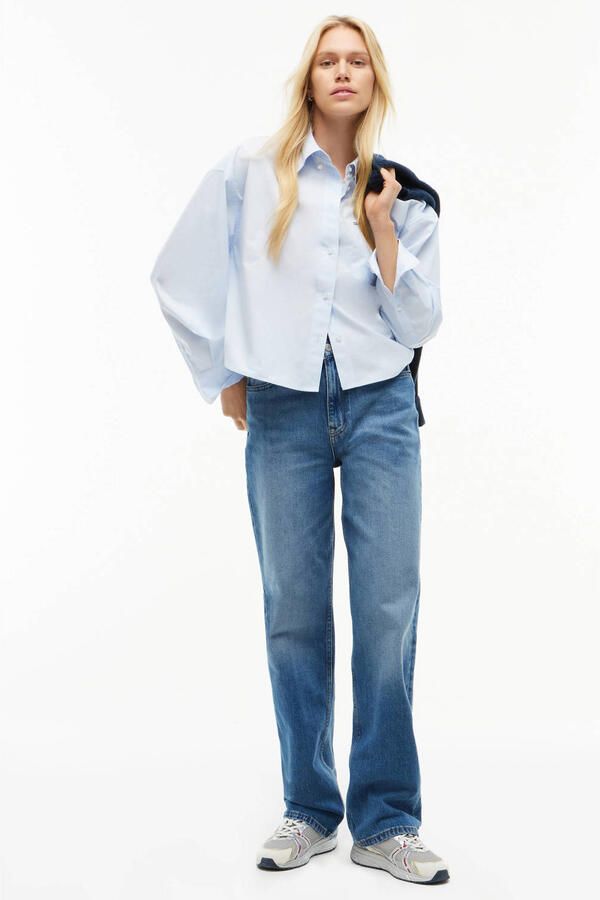 Tommy Jeans straight leg jeans mediumblauw - Foto 3