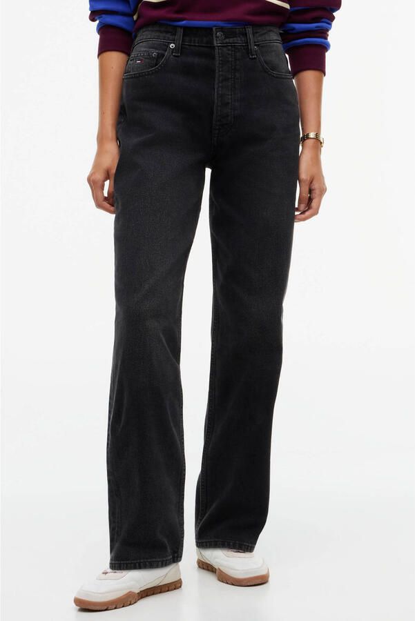 Tommy Jeans straight leg jeans zwart