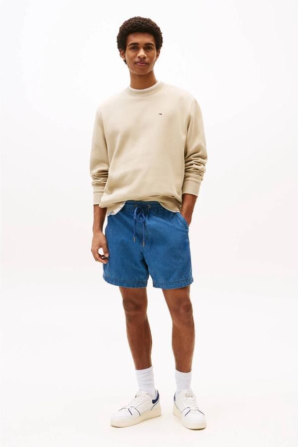 TOMMY JEANS Heren Truien & Vesten Tjm Reg S Flag Crew Ext Beige - Foto 5