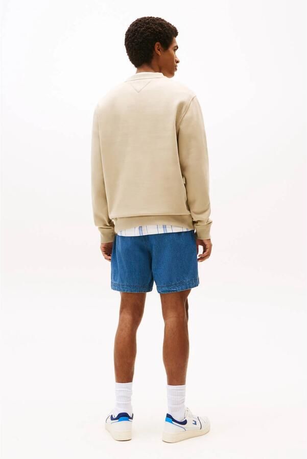 TOMMY JEANS Heren Truien & Vesten Tjm Reg S Flag Crew Ext Beige - Foto 6