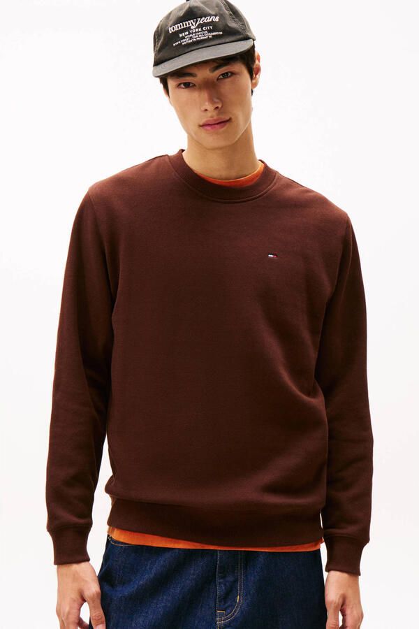 TOMMY JEANS Sweatshirt TJM REG S FLAG CREW Met geborduurd merklogo op borsthoogte - Foto 3