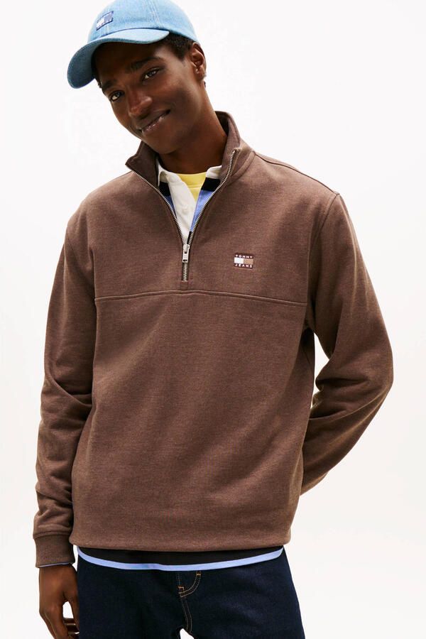 Tommy Jeans sweater donkerbruin